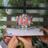 Thumbnail for Floral Arrangement Pop Up Card