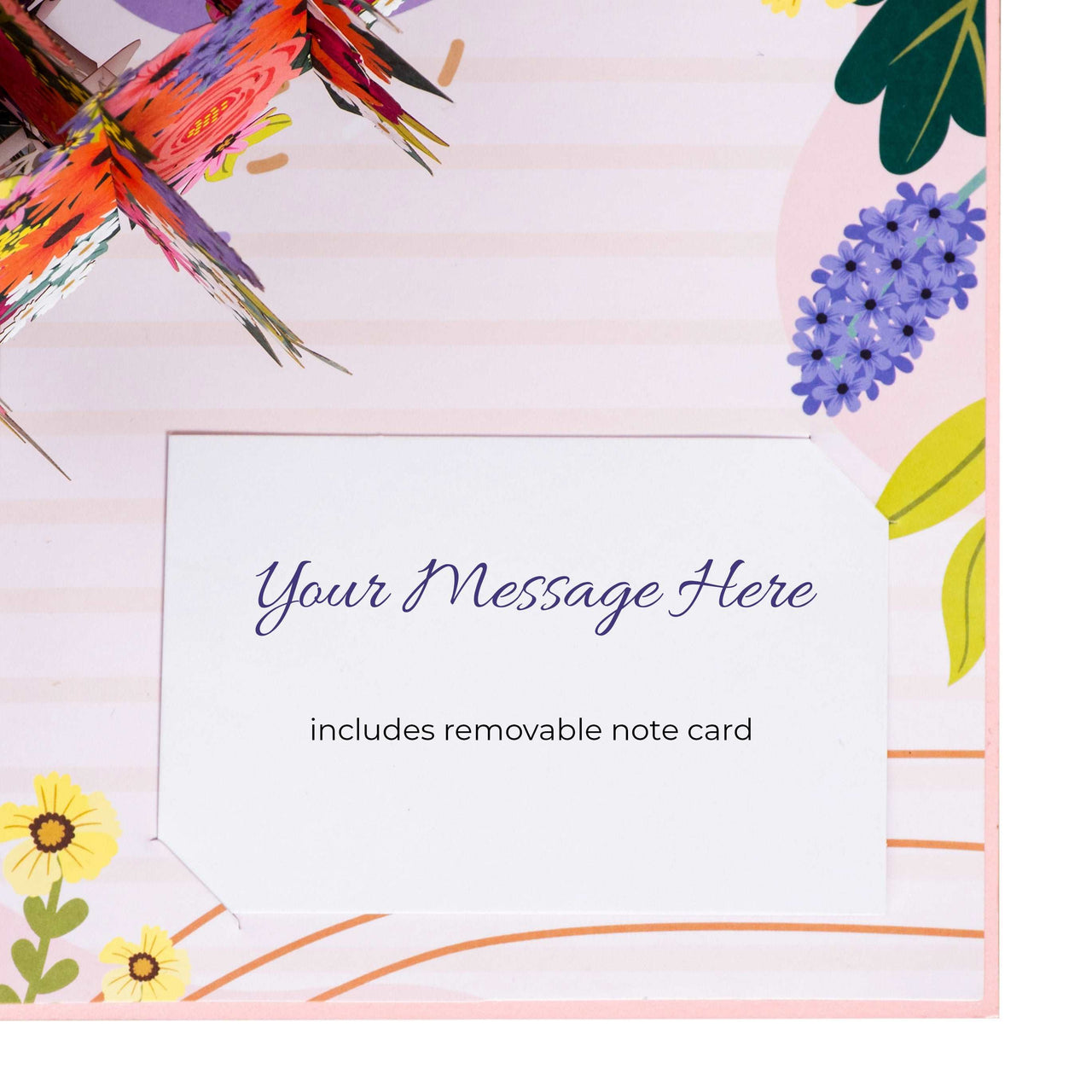 Floral Arrangement Pop Up Card