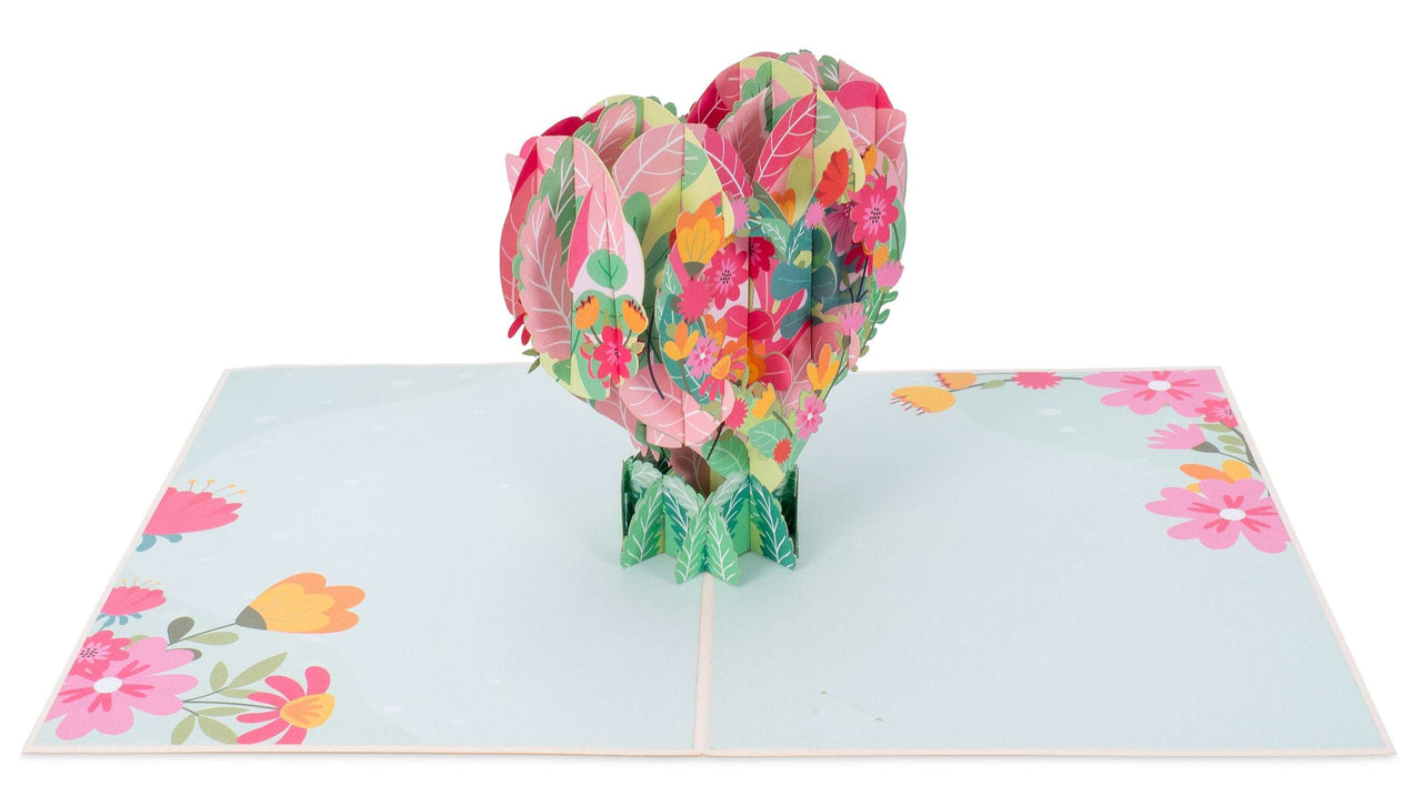 Floral Heart Pop Up Card