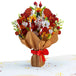 Fall Flower Bouquet Pop Up Card