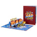 Best Dad Ever Pop Up Card for Father's Day Celebration