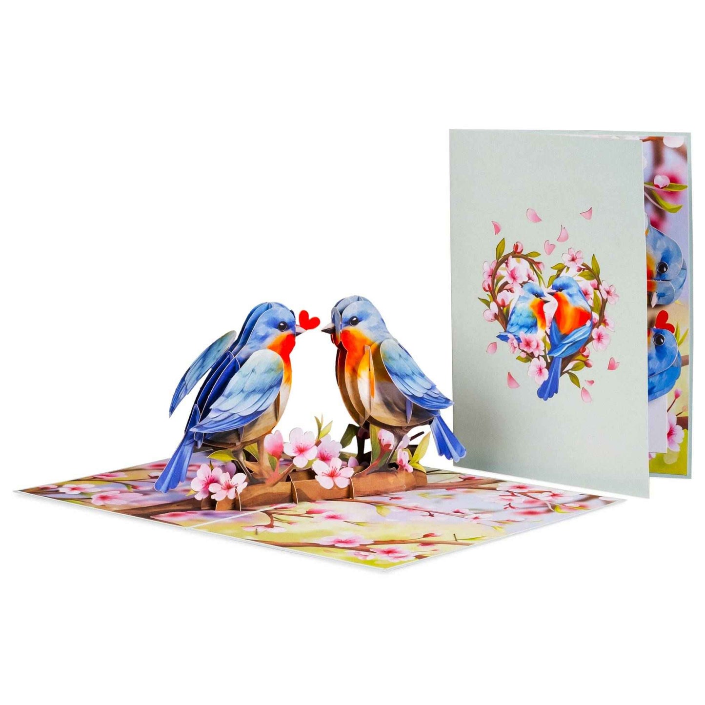 Lovebirds Pop Up Card - Perfect for Celebrating Love