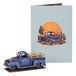 Vintage Truck Pop Up Card for Special Celebrations