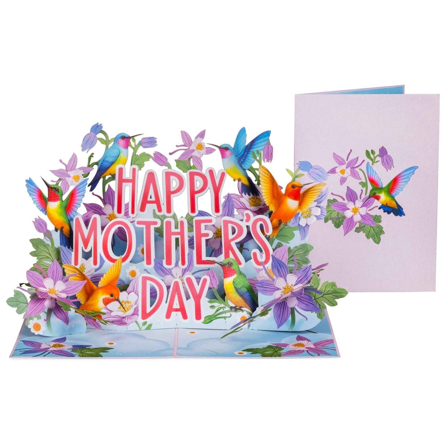 Mother's Day Hummingbirds Pop Up Card