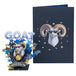 G.O.A.T. Pop Up Greeting Card for Special Occasions