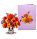 Halloween Skull Bouquet Pop Up Card Keepsake