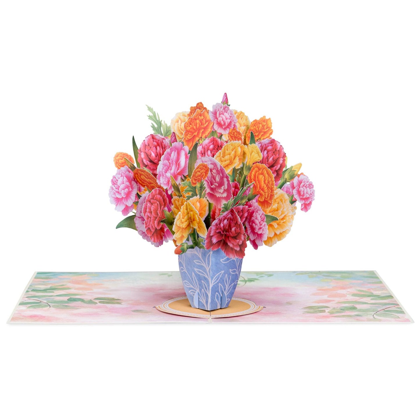 Carnation Bouquet Pop-Up Card for Meaningful Moments