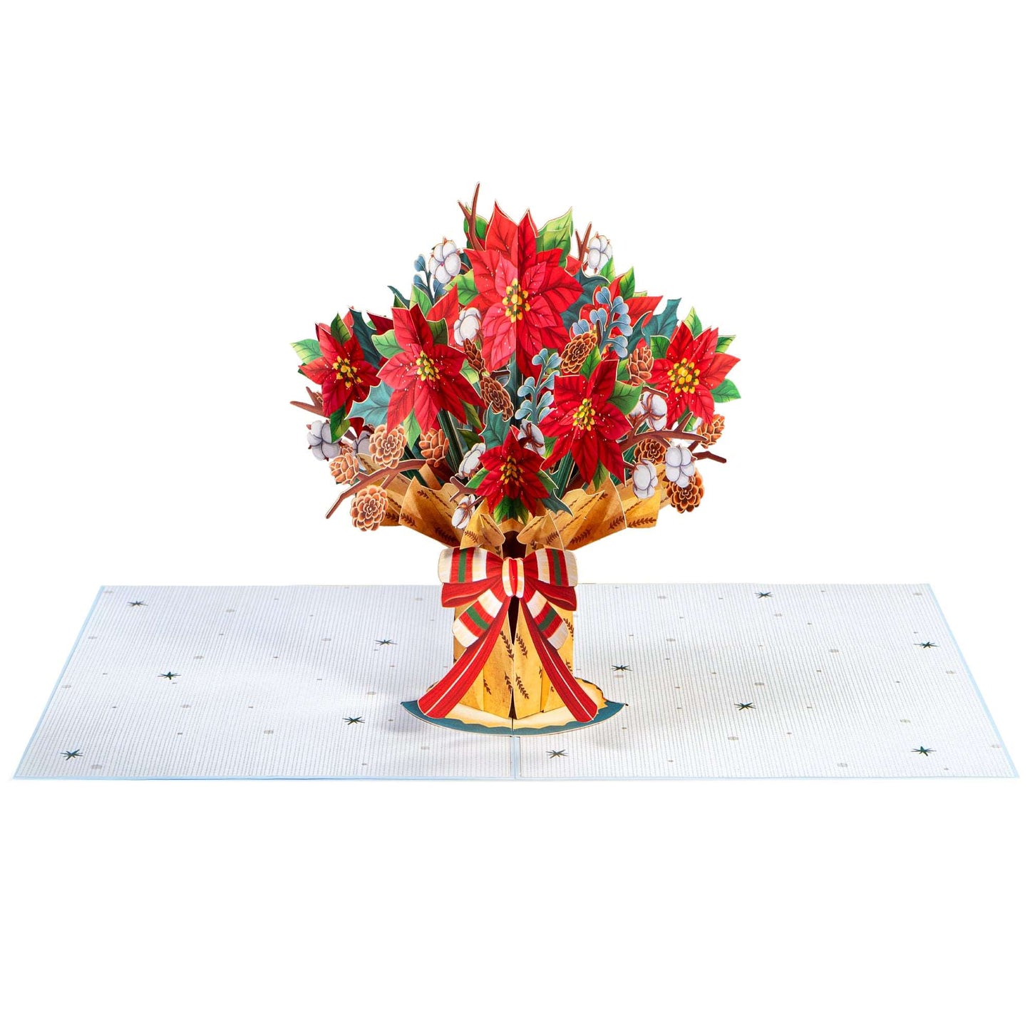 HugePop Christmas Spirit Flower Bouquet Pop Up