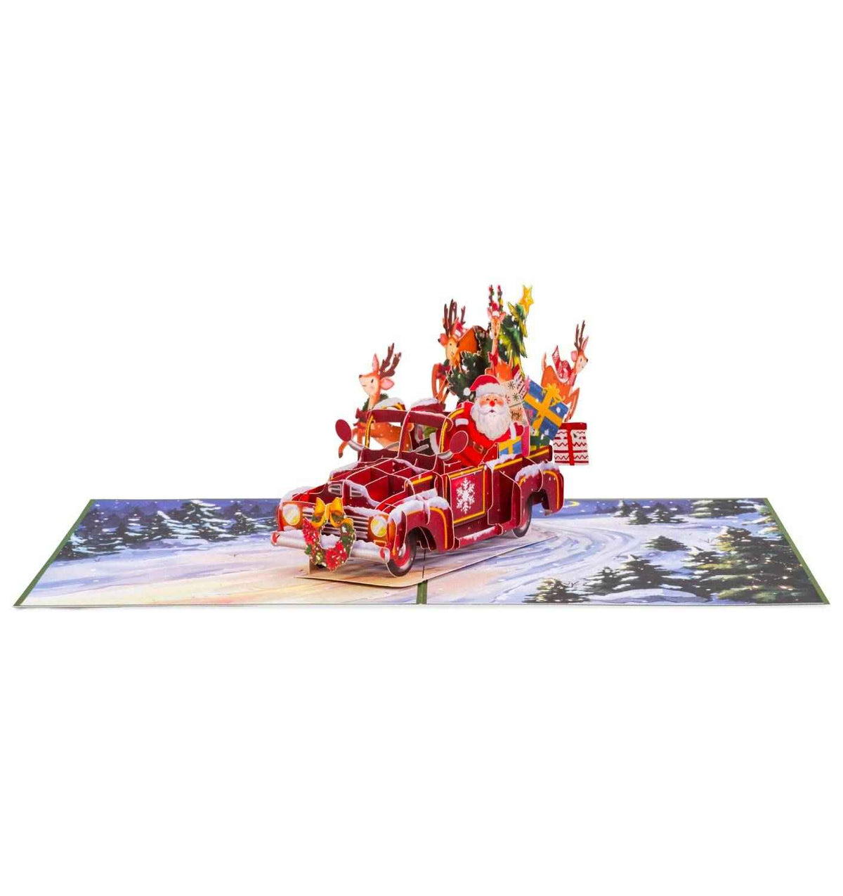 Santa’s Christmas Truck Pop-Up Keepsake Card
