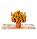 Sunflowers and Butterflies Bouquet Pop Up Card Keepsake