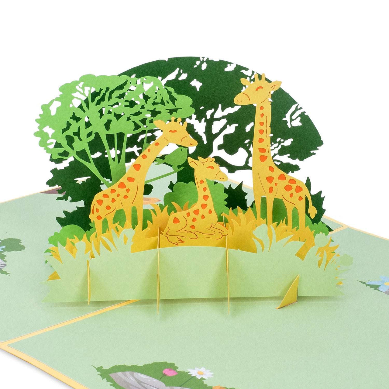 Giraffe Pop Up Card