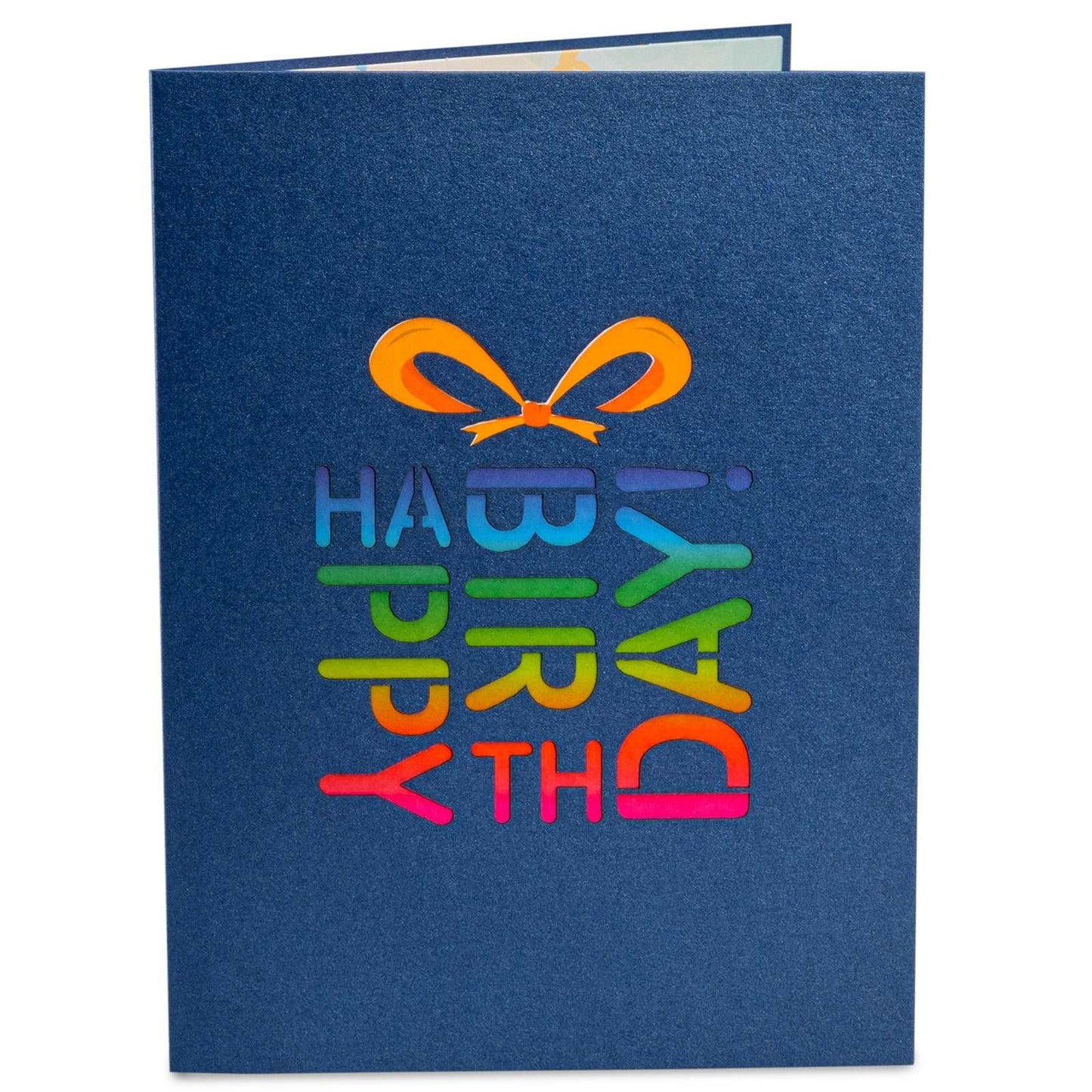 Happy Birthday Pop Up Card (Blue)