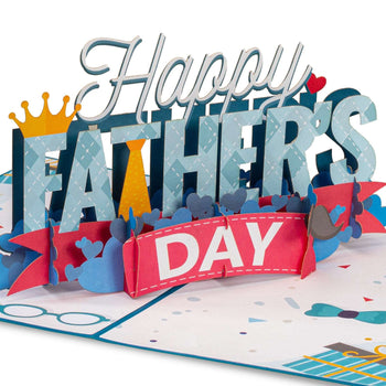 Happy Fathers Day Pop Up Card