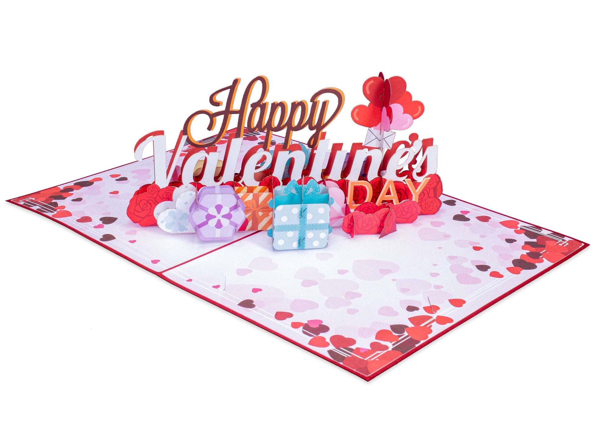 Happy Valentines Day Pop Up Card