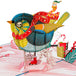 Holiday Bird Pop Up Christmas Card