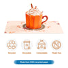 Pumpkin Latte Pop Up Card Frndly, 8"x6" Cover