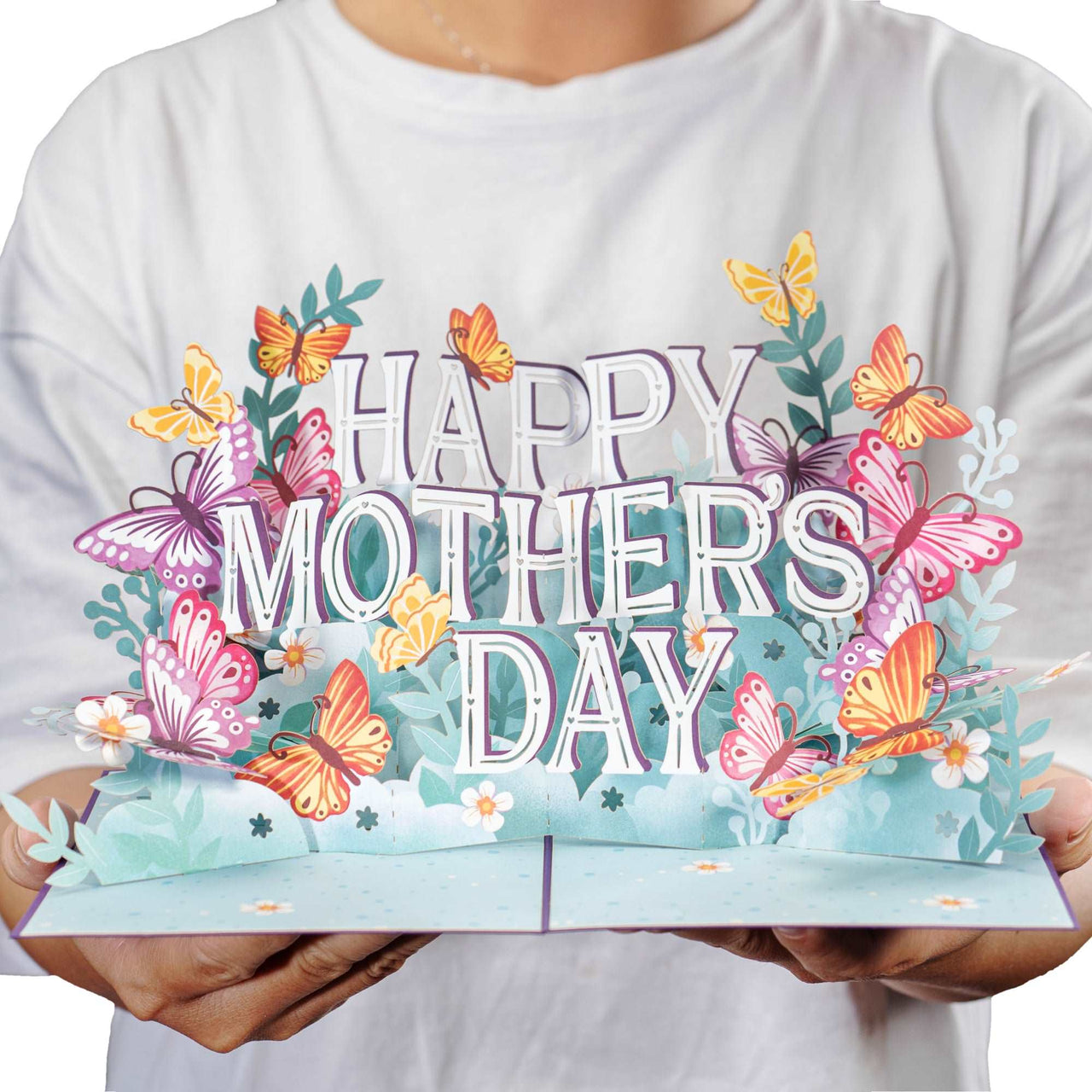 Happy Mothers Day Pop Up Card - 5" x 7"