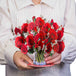 Classic Red Roses Bouquet Pop Up Card with Keepsake