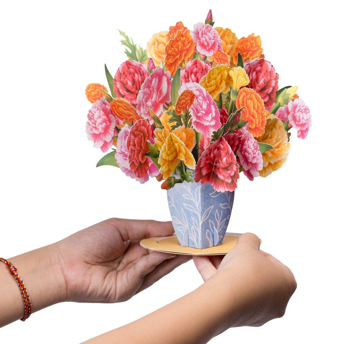 Carnation Bouquet Pop-Up Card for Meaningful Moments