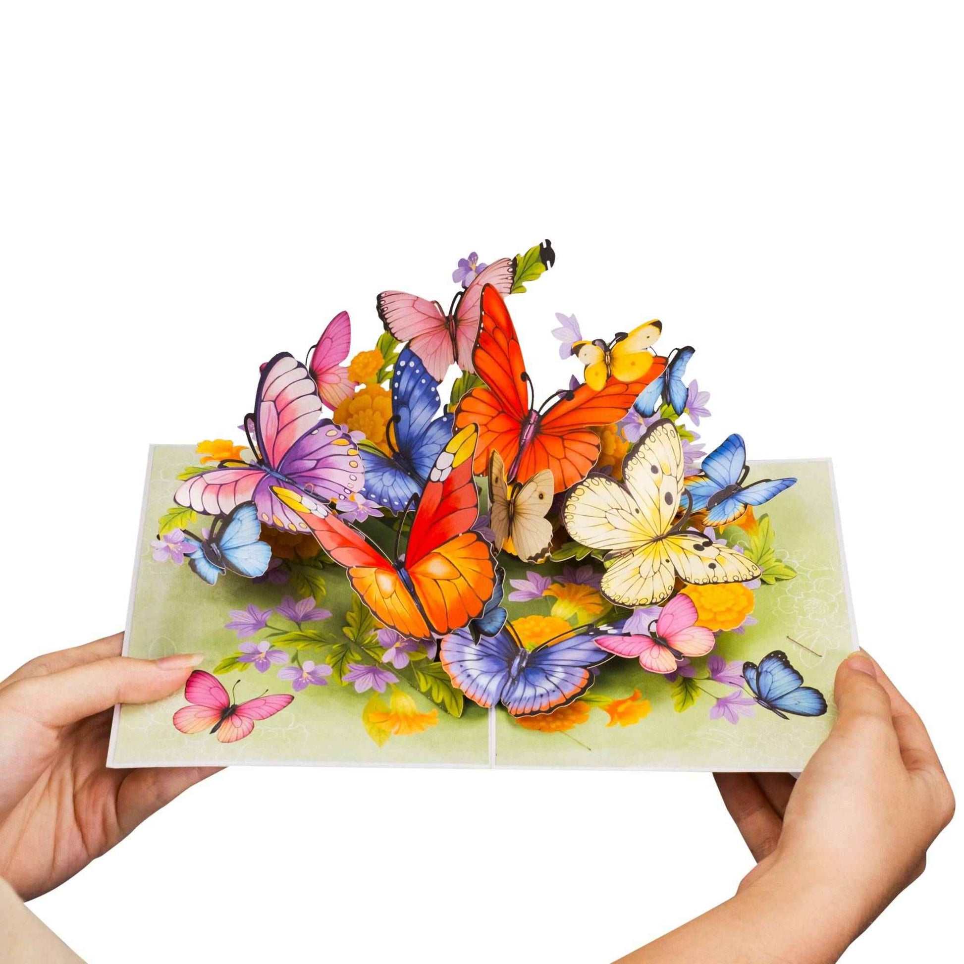 Spring Butterflies Spring Pop Up Card