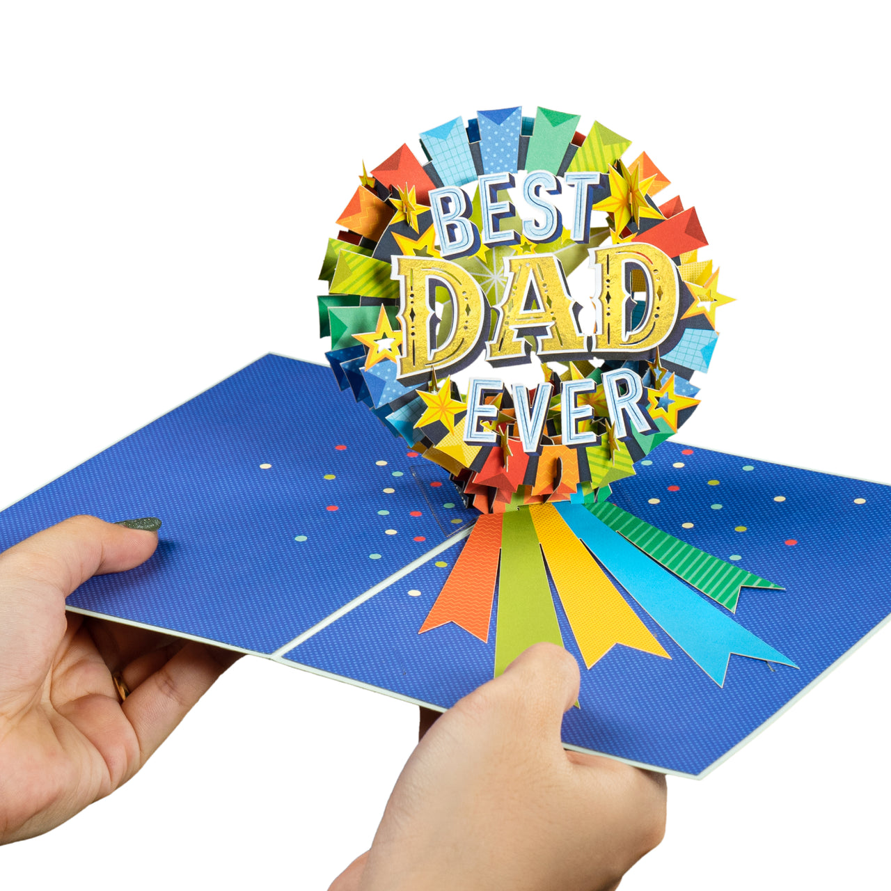 Best Dad Award Pop Up Card