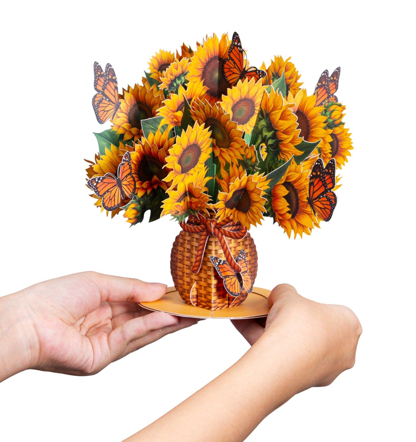 Sunflowers and Butterflies Bouquet Pop Up Card Keepsake