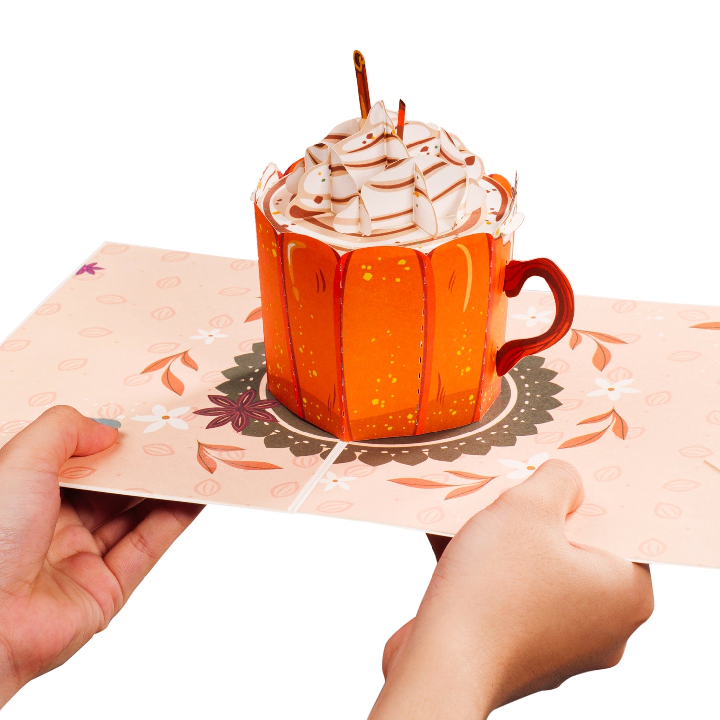 Pumpkin Latte Frndly Pop Up Card