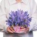 Lavender Flower Bouquet Pop Up Card with Keepsake