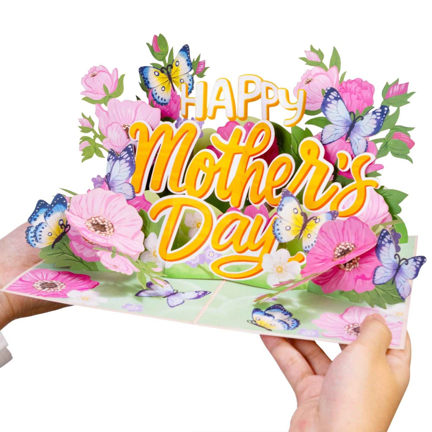 Floral Happy Mother's Day Pop Up Card