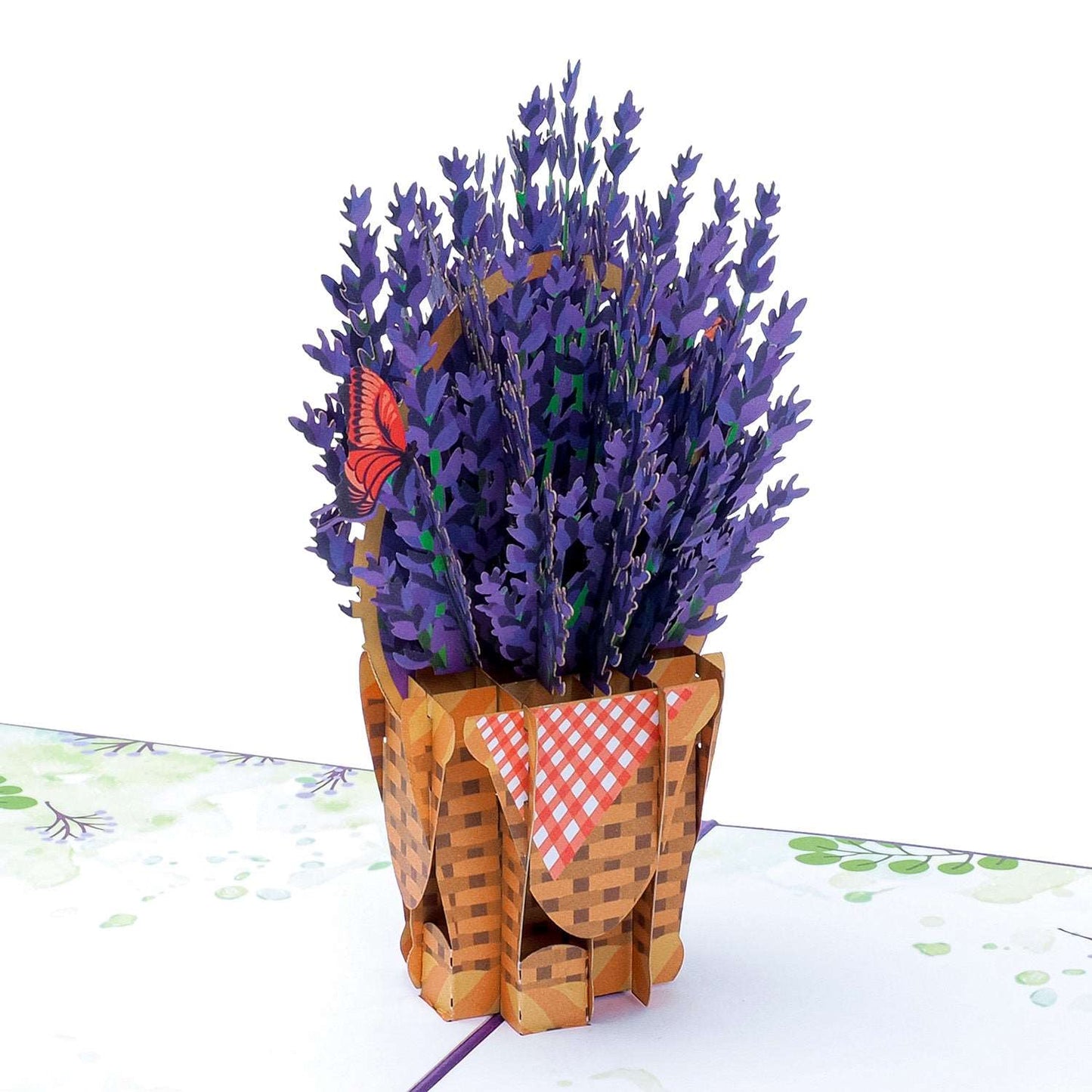 Lavender Pop Up Card