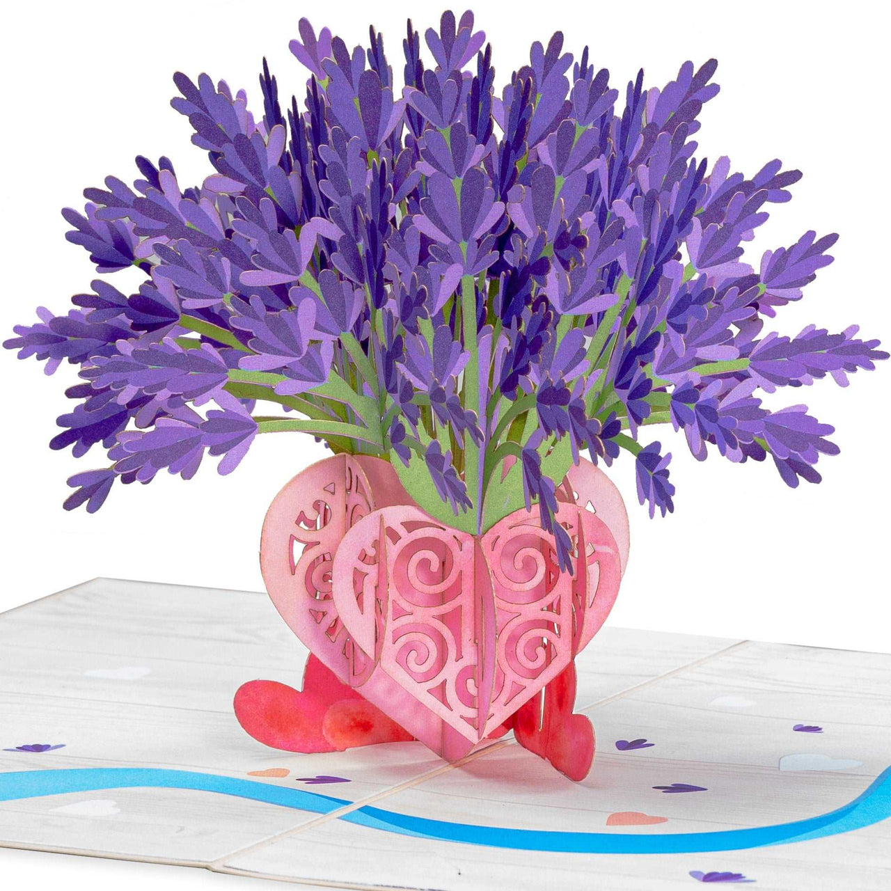 Lavender Pop Up Card