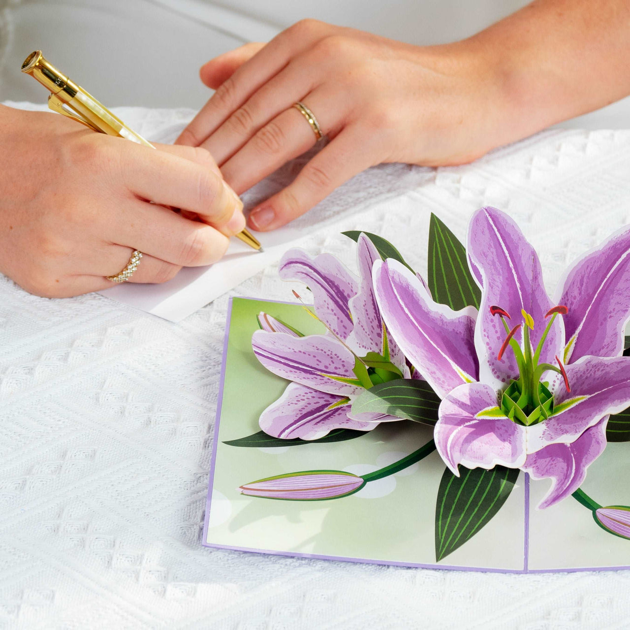 Lilies Pop Up Card