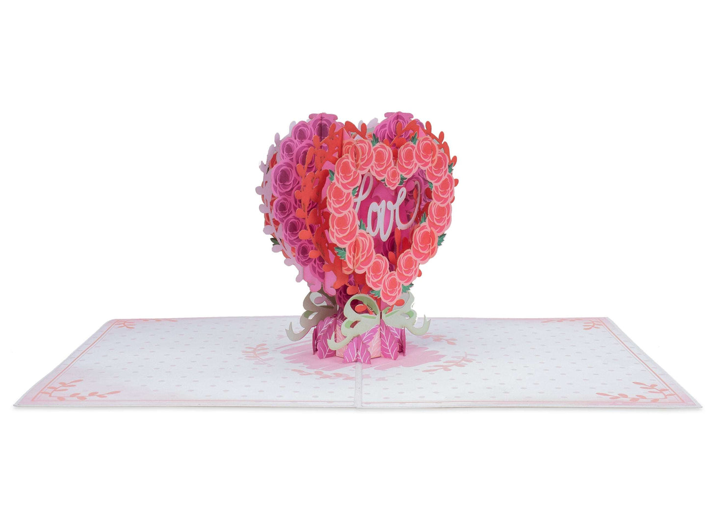 Floral Love Heart Pop Up Card