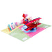 Love Biplane Pop Up Card - 5"x7"