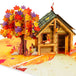 Cozy Autumn Home Frndly Pop Up Card