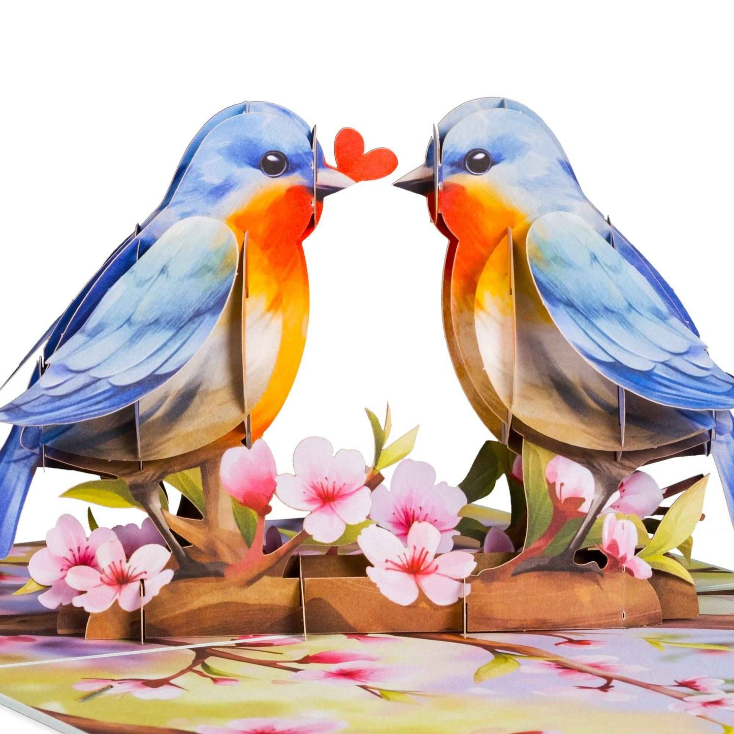 Lovebirds Pop Up Card - Perfect for Celebrating Love