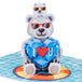 Heartfelt Best Dad Bear Pop Up Card for Dad
