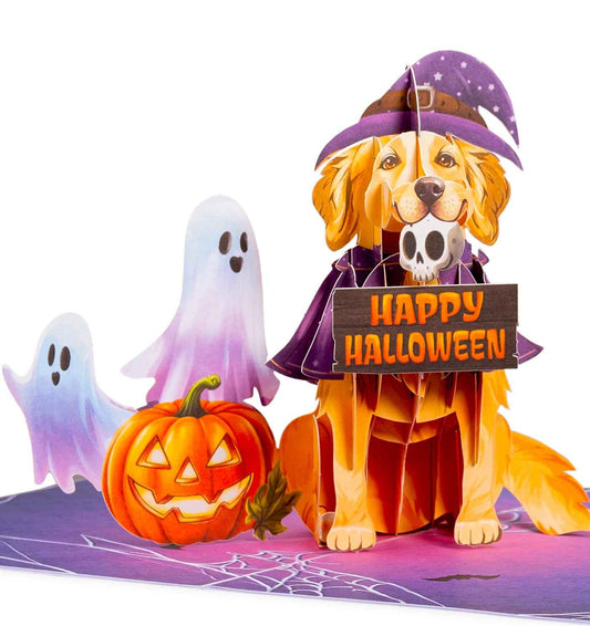 Halloween Dog Pop Up Card for Festive Celebrations