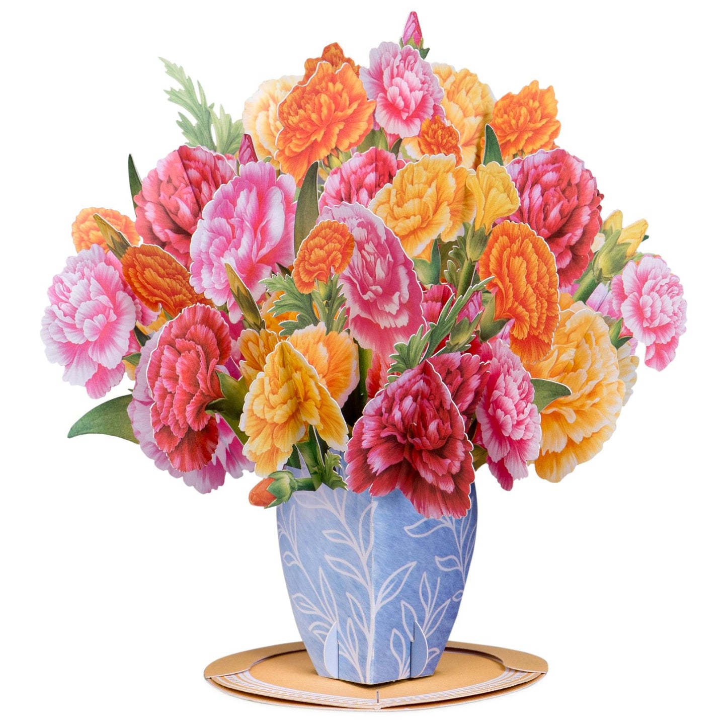 Carnation Bouquet Pop-Up Card for Meaningful Moments
