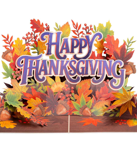 Happy Thanksgiving Pop Up Card
