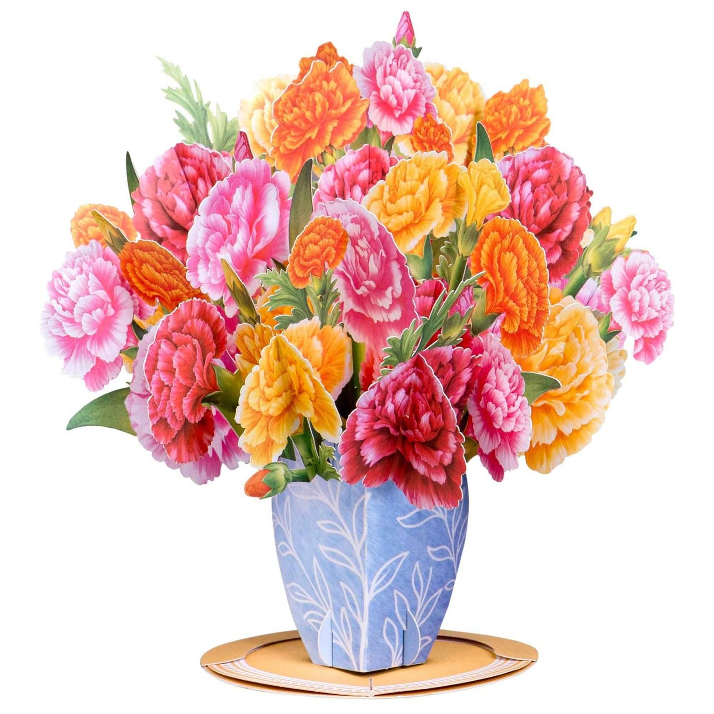 Carnation Bouquet Pop-Up Card for Meaningful Moments