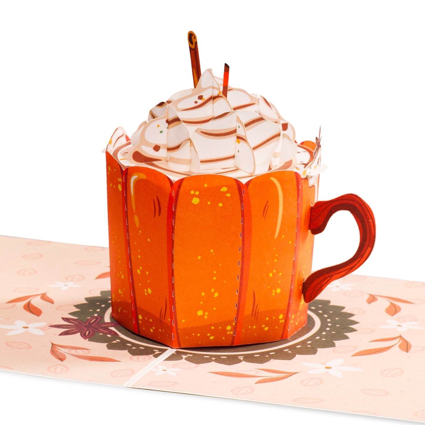 Pumpkin Latte Frndly Pop Up Card