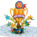 #1 Dad Trophy Pop Up Card for Special Moments
