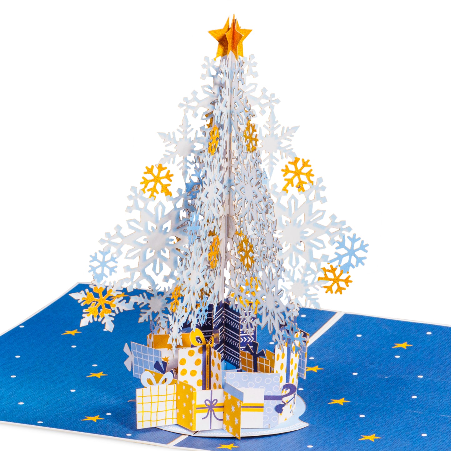 Oversized Magical Christmas Tree Keepsake Pop Up Card