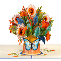 Thumbnail for Artisan Flower Pop Up Card, Oversized 10
