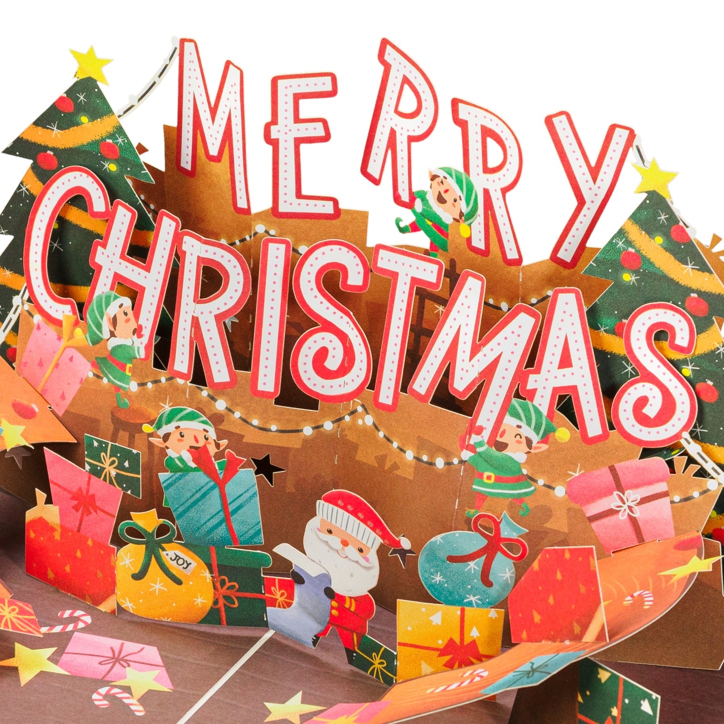 Jolly Merry Christmas Pop Up Card