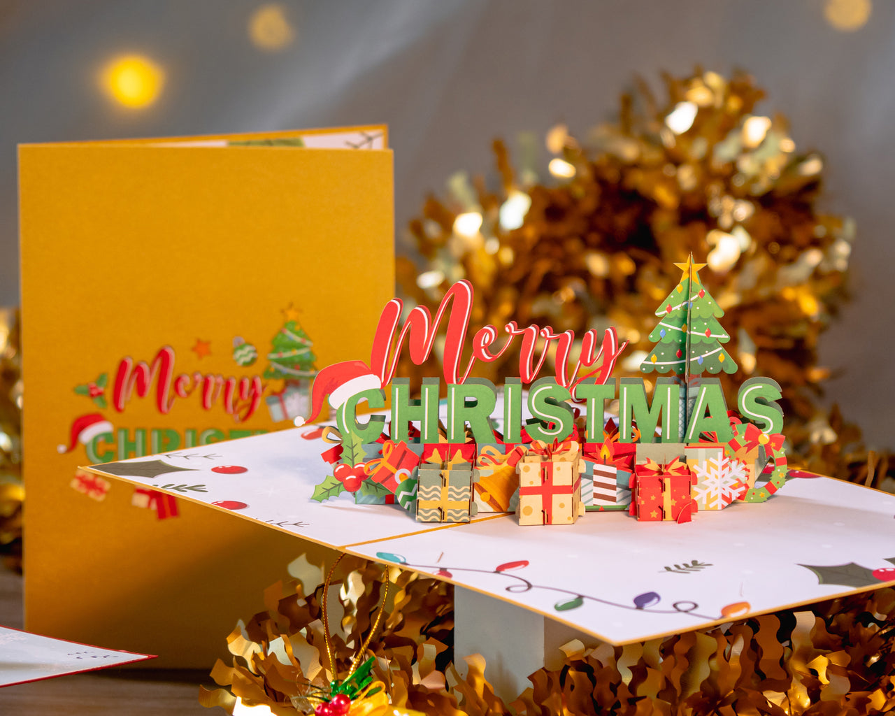 Merry Christmas Pop Up Card