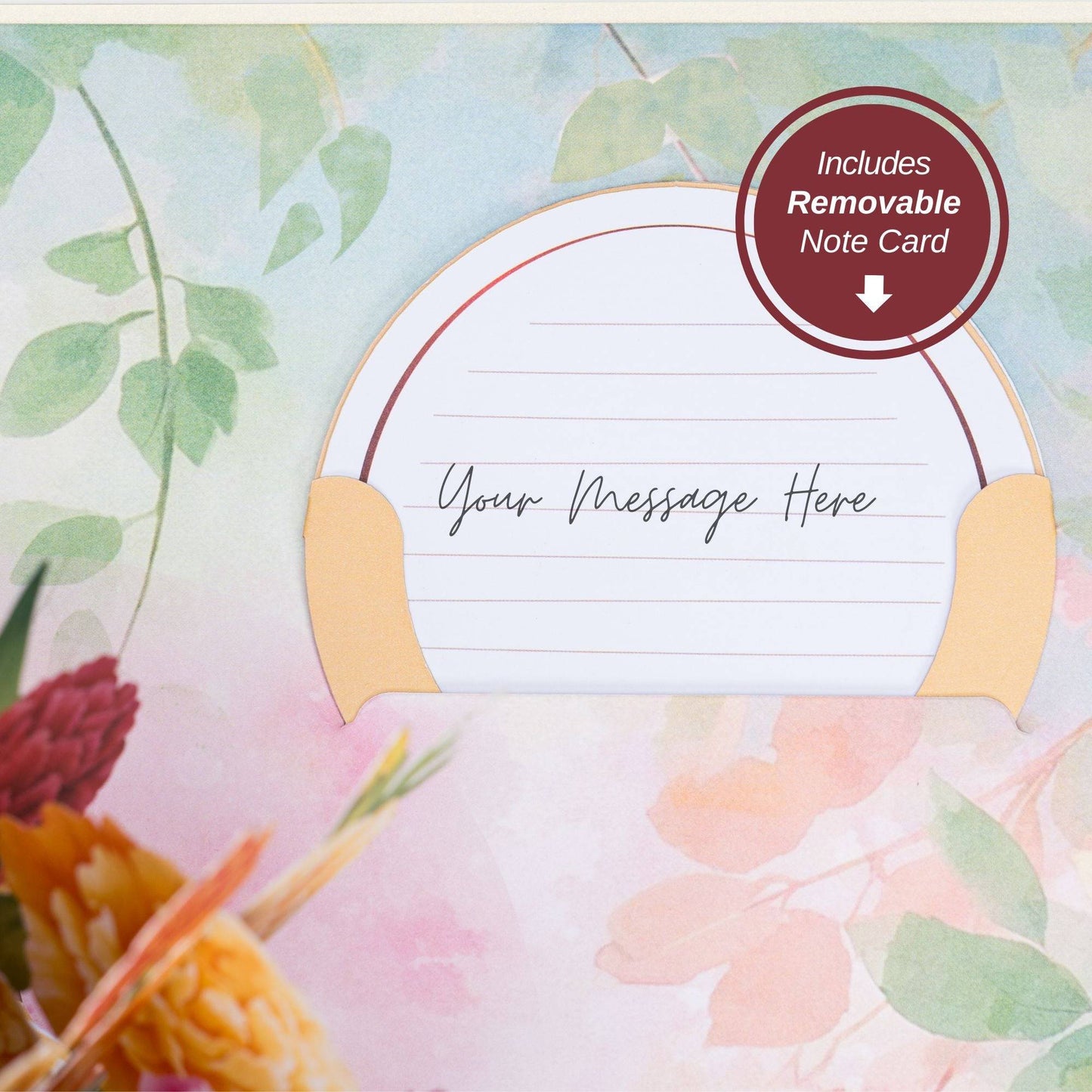 Carnation Bouquet Pop-Up Card for Meaningful Moments