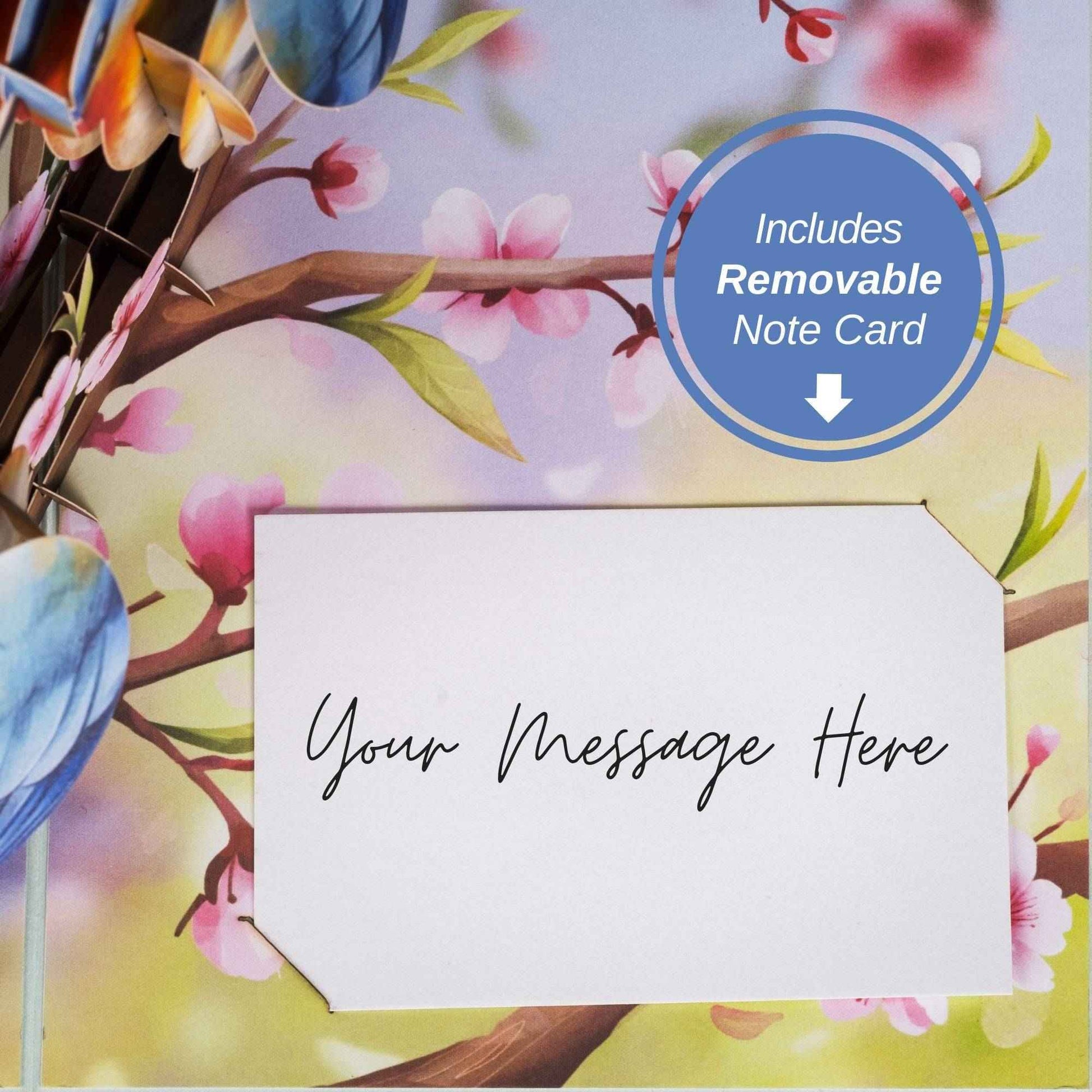 Lovebirds Pop Up Card - Perfect for Celebrating Love