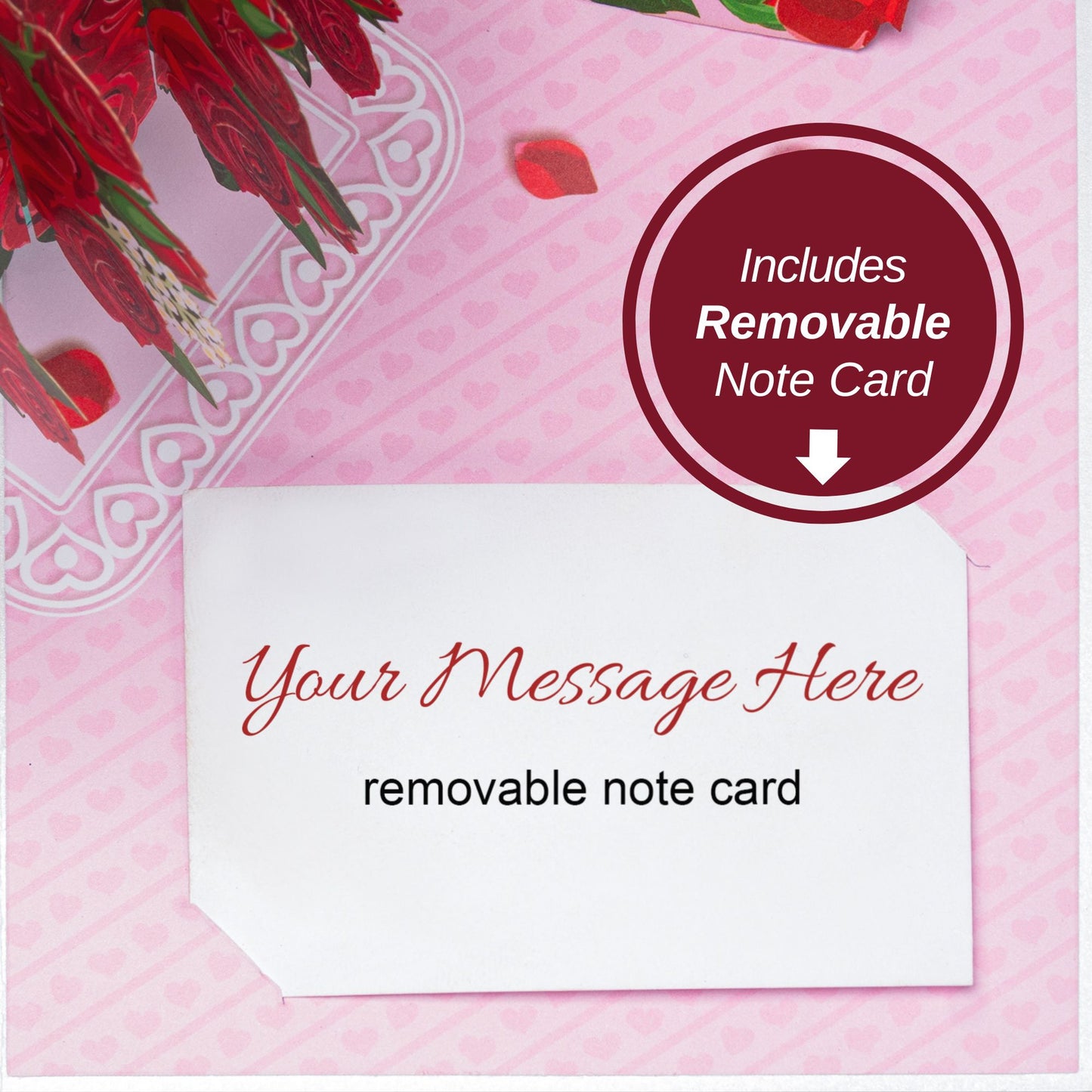 Lovely Roses Pop Up Card